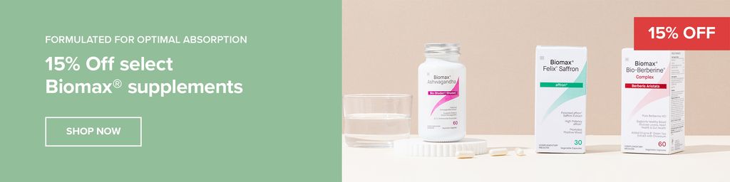 15% Off Select Biomax Supplements